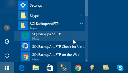 SQLBackupAndFTP - SQL Server, MySQL and PostgreSQL Backups