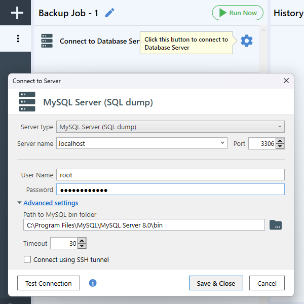 Connect to MySQL - 5 / 5
