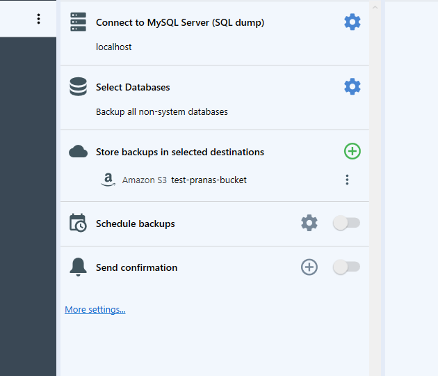 Schedule your backup job - 1 / 4