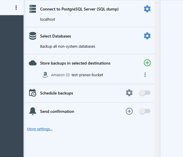 Schedule your backup job - 1 / 4