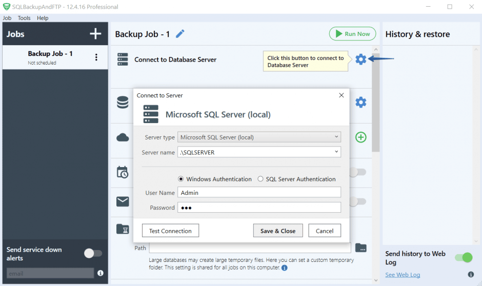[DBMS-MSSQL:11006#916] The server principal “NT AUTHORITY\SYSTEM” is ...