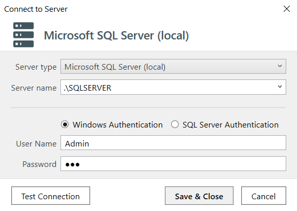 master sql backup