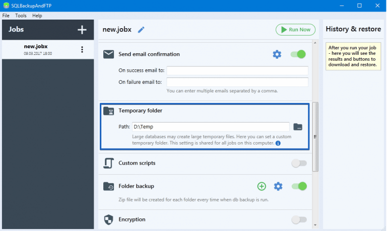 Recommendation on how to Backup Large Databases with SQLBackupAndFTP ...