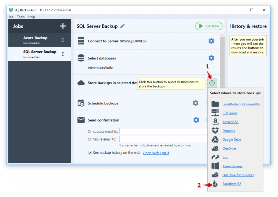 backblaze b2 api