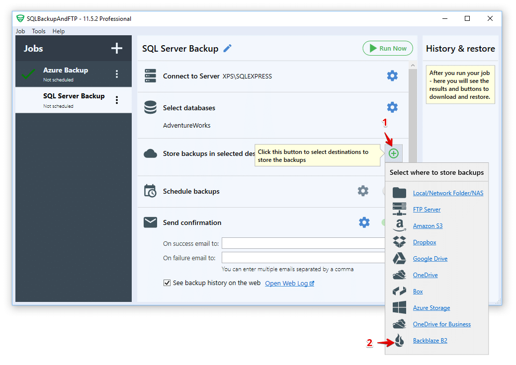 backup synology to backblaze personal