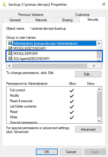 folder permissions reset to default by itself server 2012