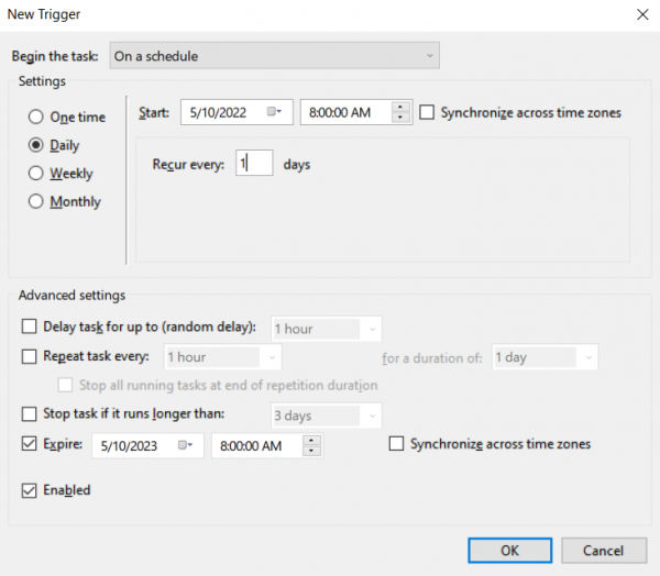 How to Schedule a Script via Windows Task Scheduler – SQLBackupAndFTP's ...