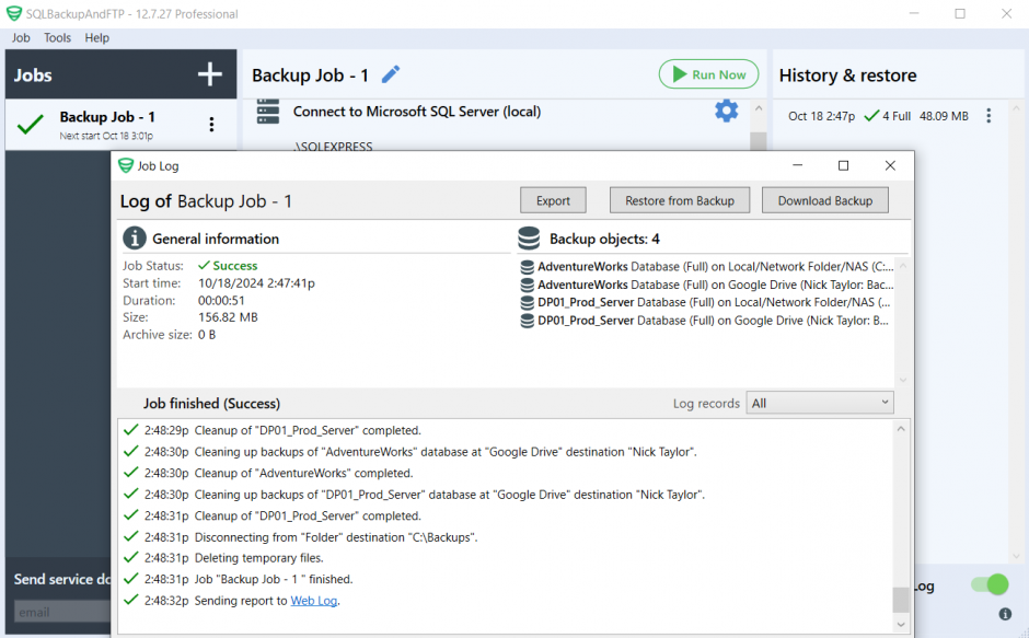 Automating SQL Server Data Backup – SQLBackupAndFTP's blog