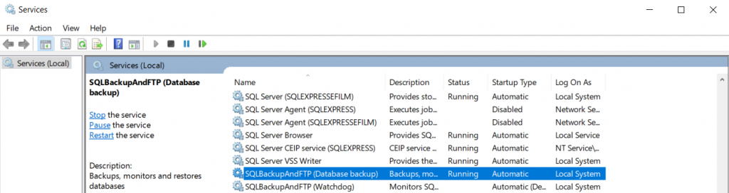 Application Architecture - SQLBackupAndFTP Documentation